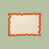 WAVE - Ecru / orange